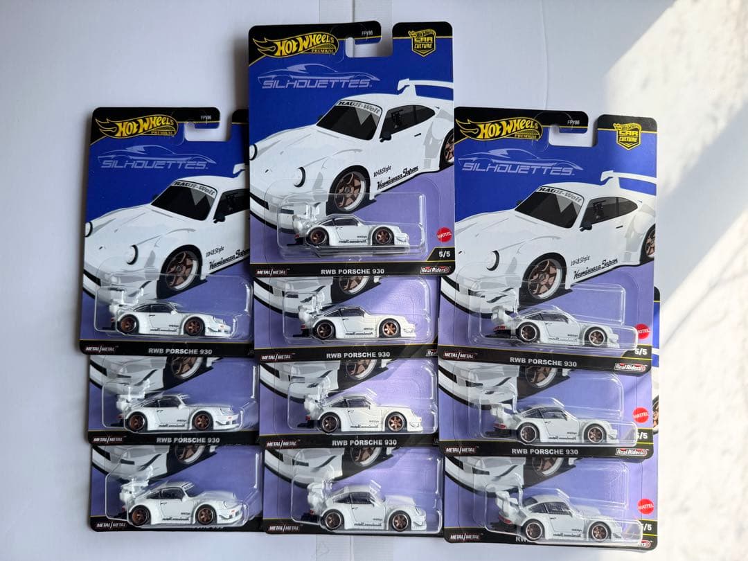 10台 ホットウィール カーカルチャー シルエット RWB ポルシェ 930