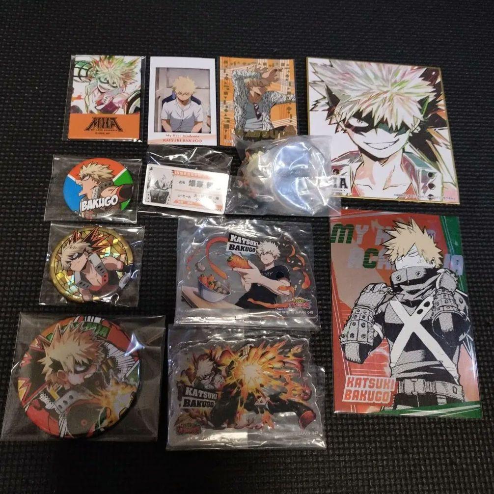 僕のヒーローアカデミア 爆豪勝己 缶バッジ アクリルスタンド 他 まとめ売り