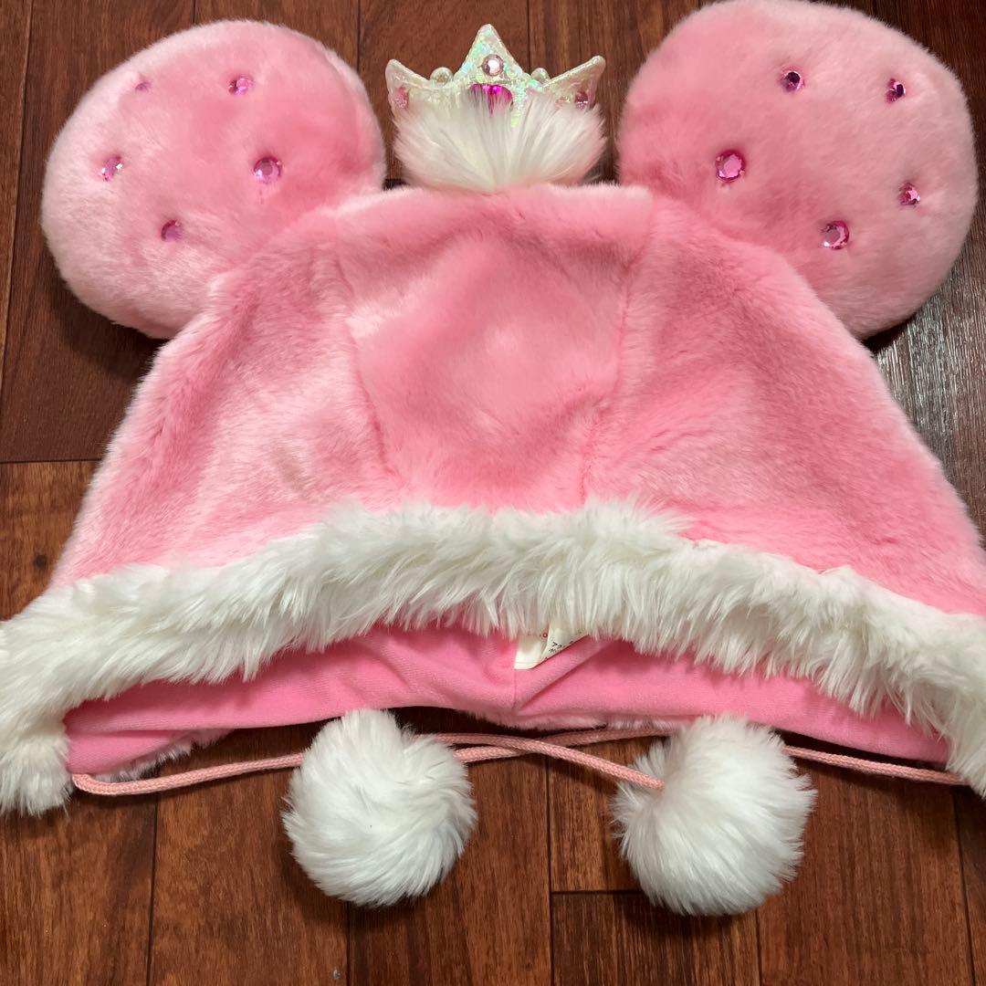 ミニーちゃん　ファンキャップ　王冠　ピンク　クラウン