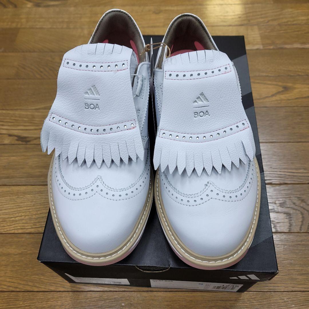 【未使用】アディダス レディース ゴルフシューズ MC87 ボア 23.5cm