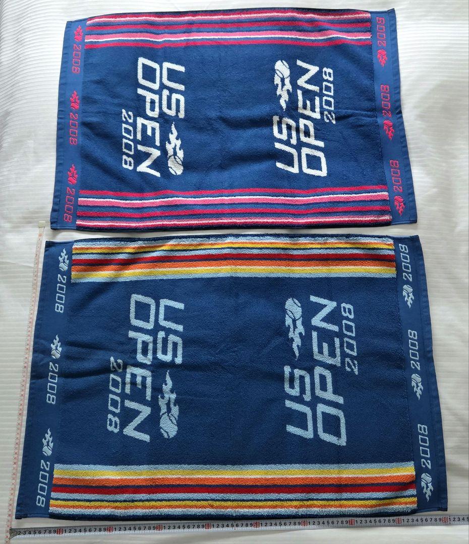 US OPEN 全米オープン2008 選手仕様モデルバスタオル 男女 新品2枚