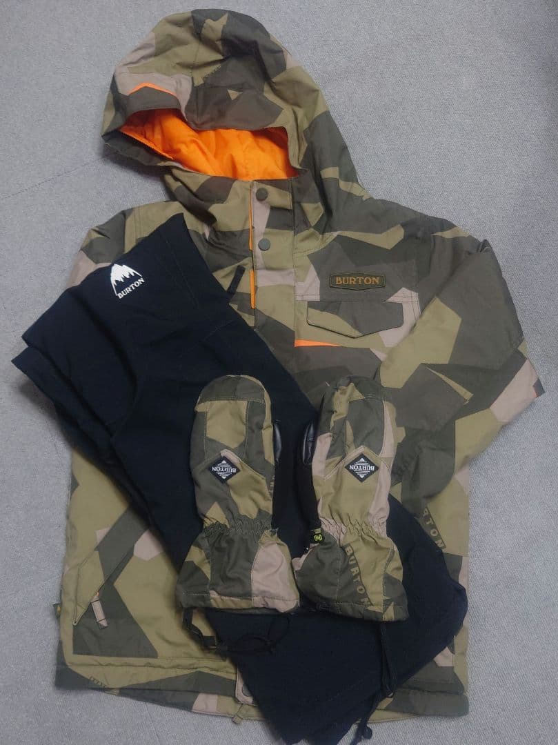 BURTON　スノーボードウエア　ジュニア(上M/下L) 上下セット