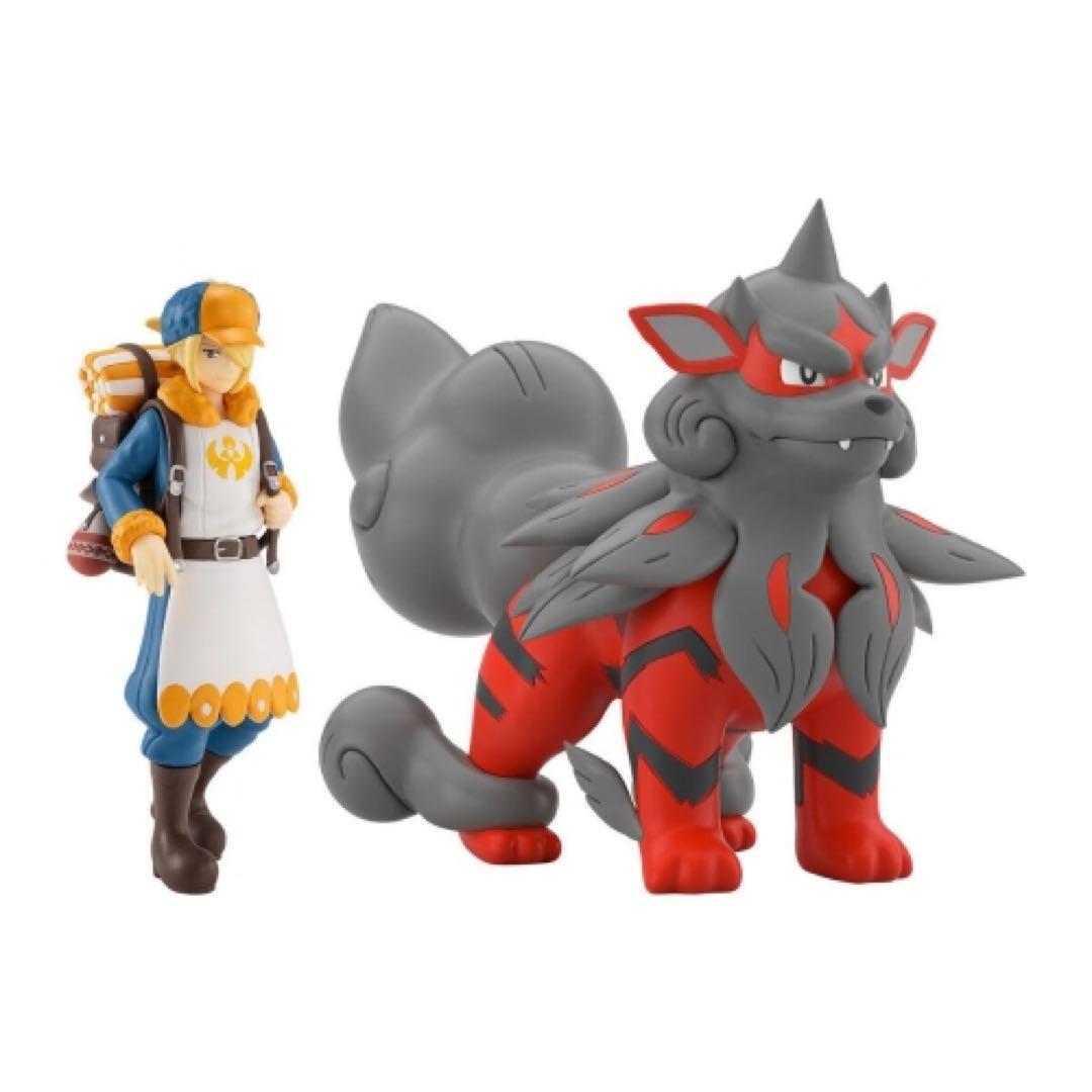 ポケモンスケールワールド　ヒスイ地方　ウォロ＆ウインディ(ヒスイのすがた) ③