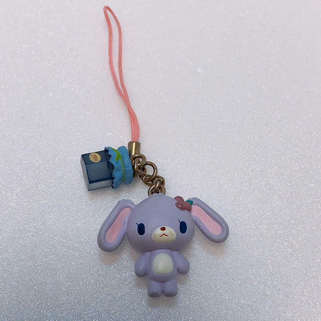 平成レトロ　シュガーバニーズ ブルーベリーうさ　ストラップ　レア