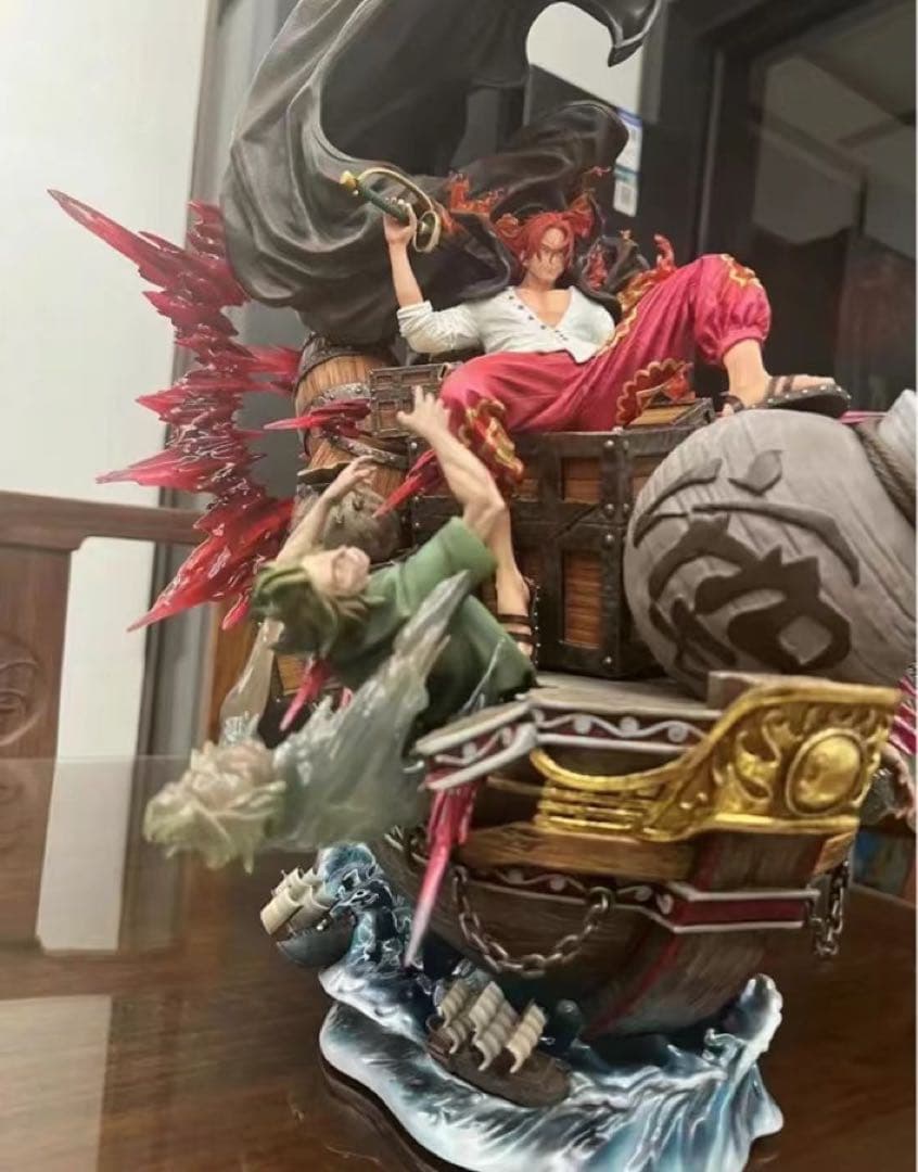 ONE PIECE  赤髪 S- ガレージキット ガレキ スタチュー①①