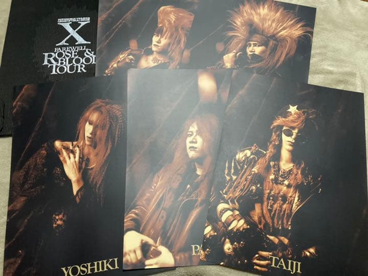 X JAPAN ROSE & BLOOD TOUR 公式ポスター美品