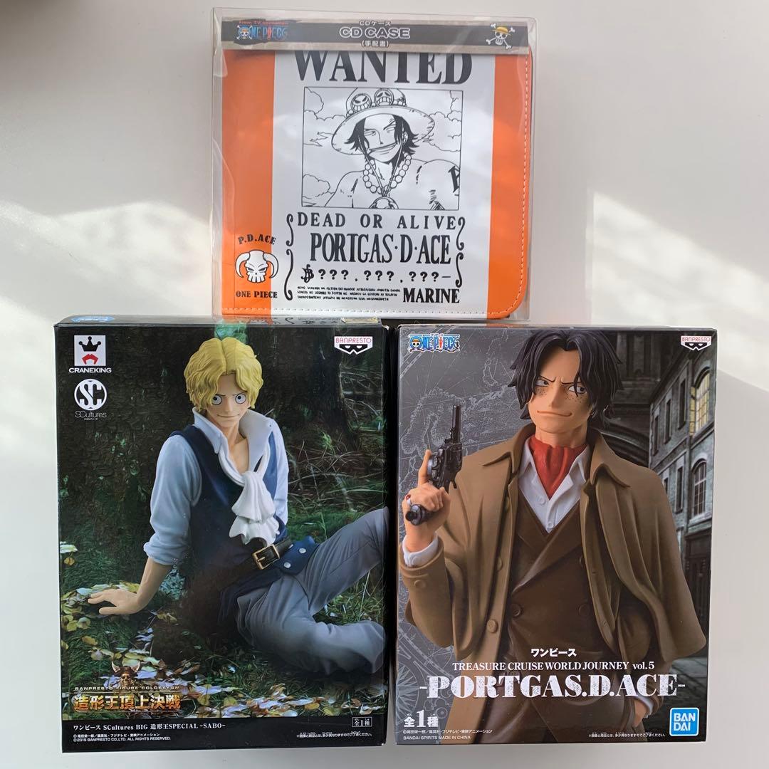 ワンピース　ポートガス・D・エース　サボ　フィギュア　プライズ
