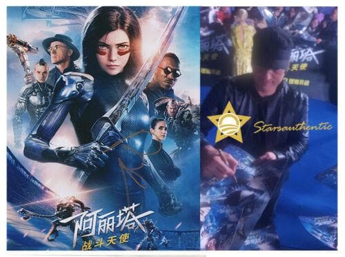 直筆サイン入り写真 ロバート・ロドリゲス アリータ/フレームなし/SA鑑定済