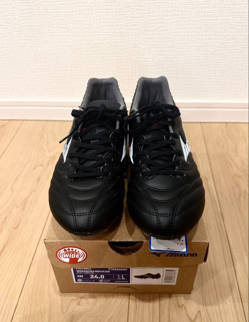 Mizuno モナルシーダネオⅢ SW 24.0cm ブラック