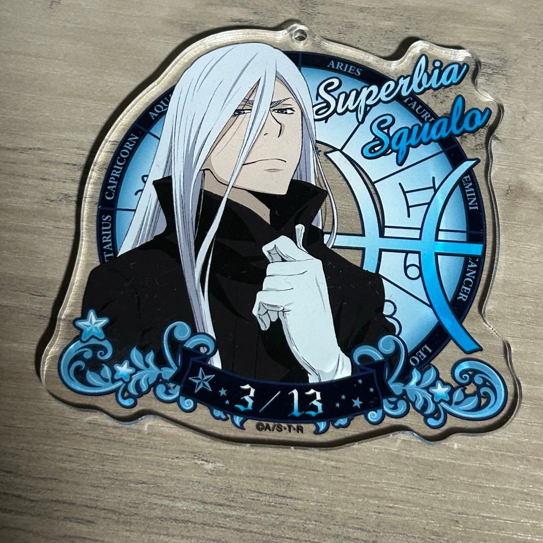 家庭教師ヒットマンREBORN! アクリルキーホルダー 誕生日 星座 スクアーロ
