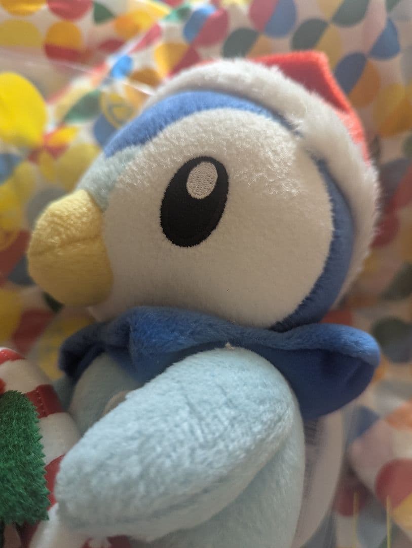 【希少品】ポッチャマ クリスマスぬいぐるみ ポケモンセンター　2007