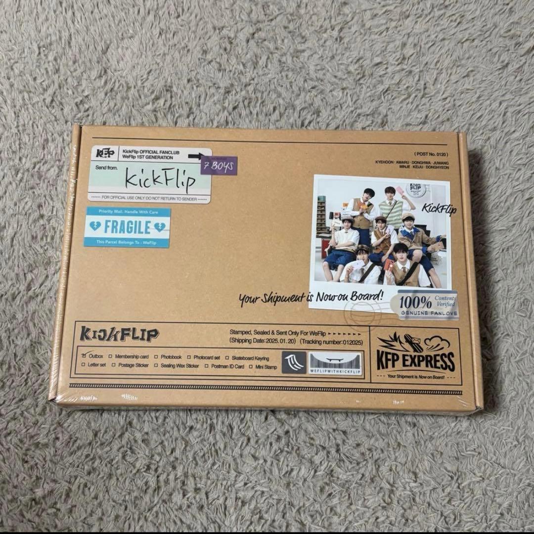 kickflip 本国1期　ファンクラブ　fcキット　未開封品