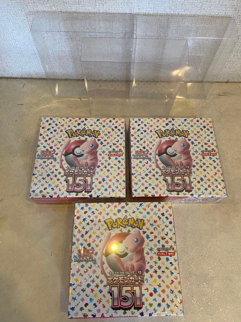 ポケモンカード151 未開封　シュリンク付き　3BOXセット