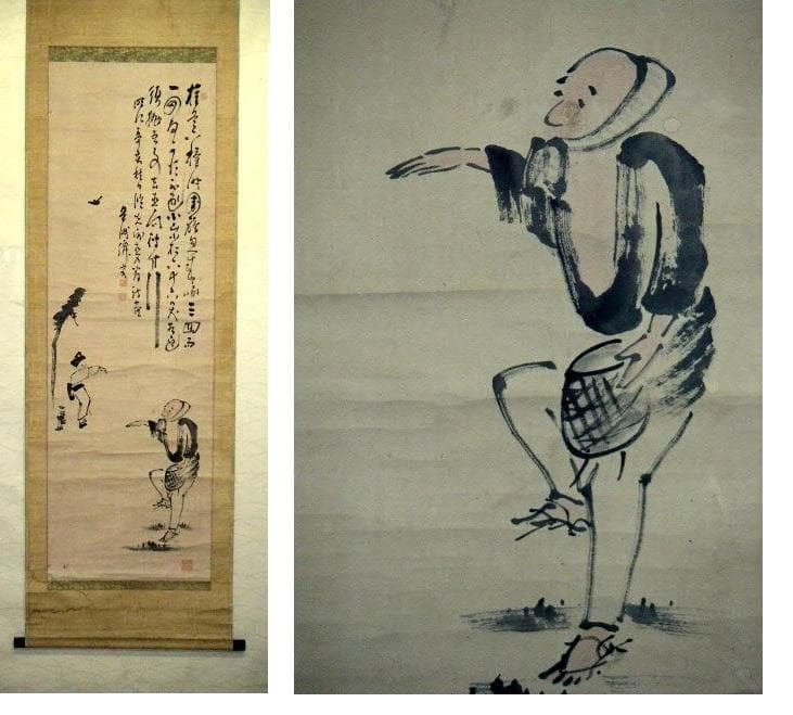 ♥掛軸　権兵衛　成木 星洲 　掛け軸　骨董品