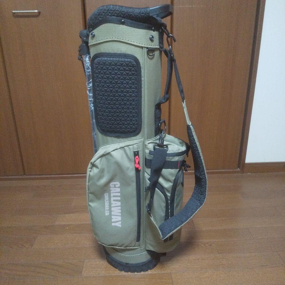 CALLAWAY レイドバックスタンドキャディバッグ カーキ色 カバー付き