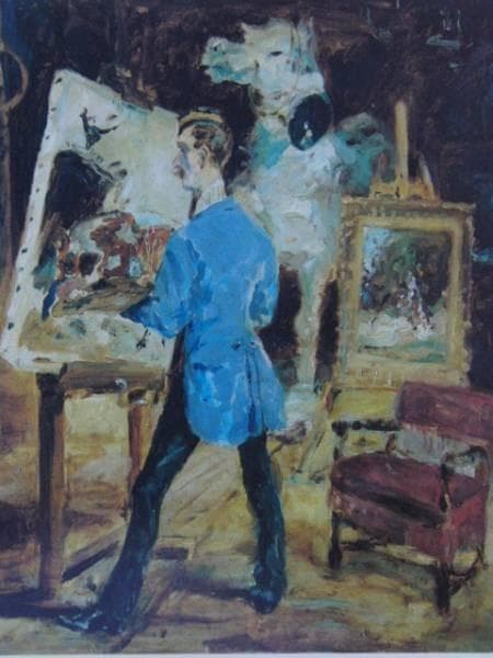ロートレック、「Princeteau dans son Atelier」