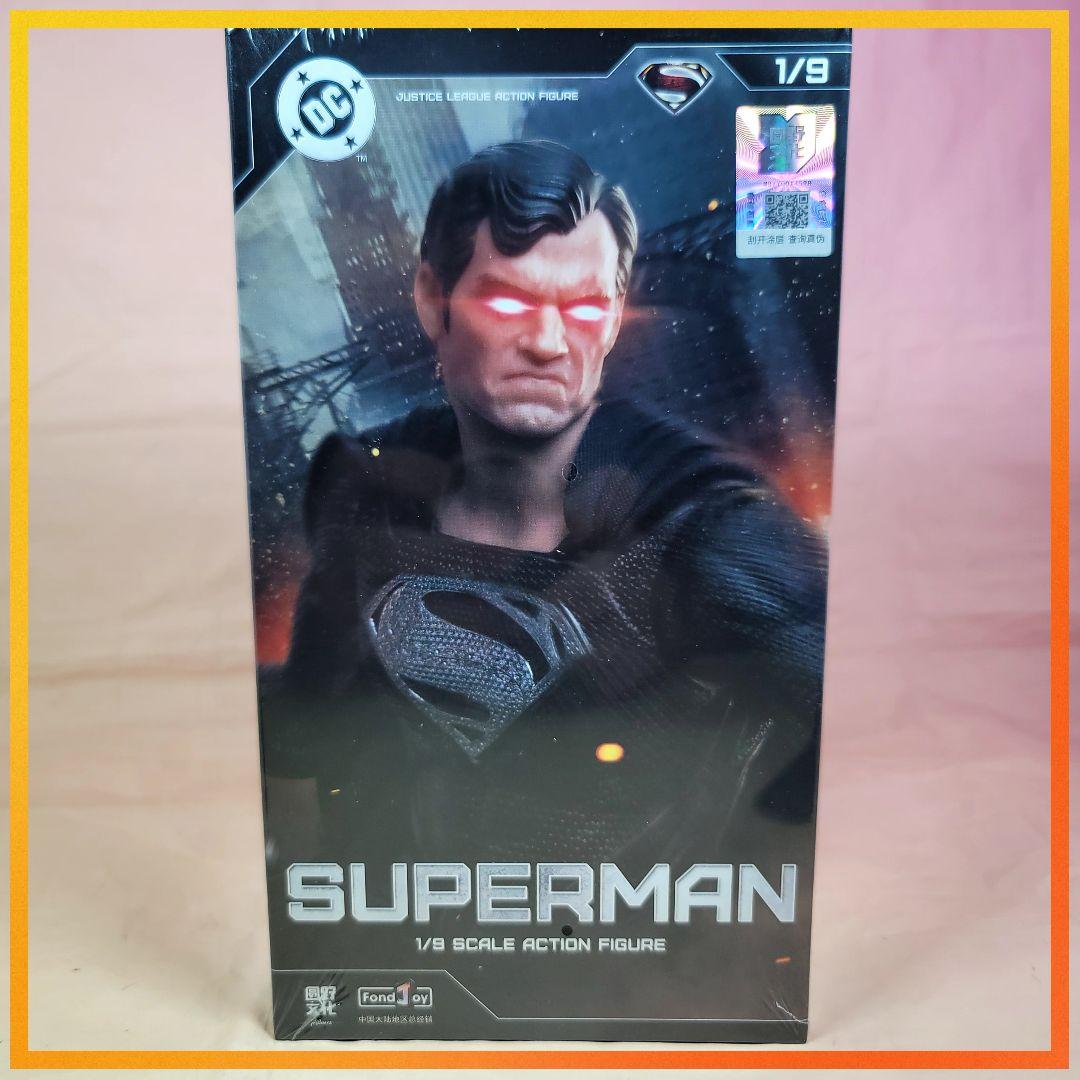 【Fondjoy】新品 正規品 スーパーマン ブラックスーツ DC1026