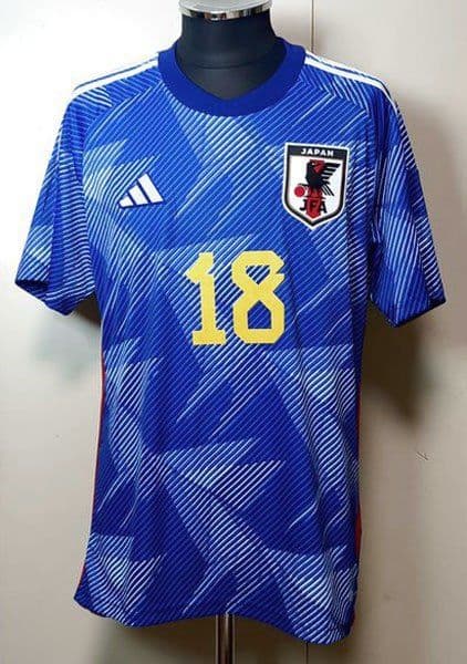 三苫薫 日本代表 2022 アディダス レプリカユニフォーム #18 スリム