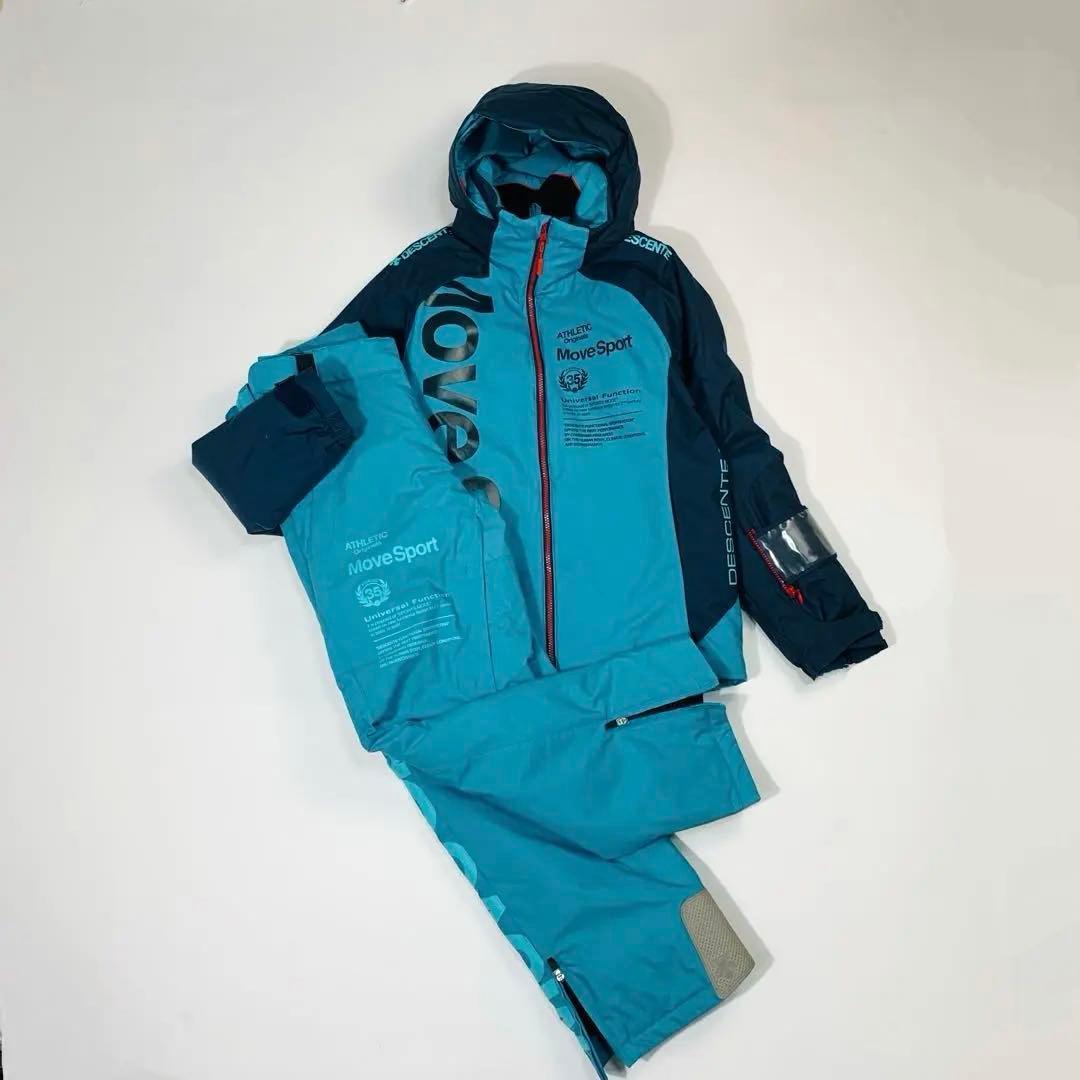 デサント スキーウェア 上下セット Move Sport HEAT NAVI M