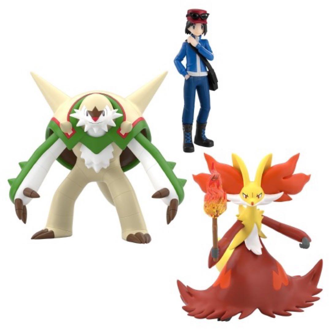 ポケモンスケールワールド　カロス地方　カルム＆ブリガロン＆マフォクシー