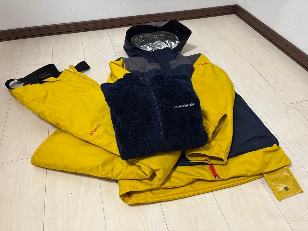 フェニックス　Phenix ジュニア サイズ160 モンベル フリース付