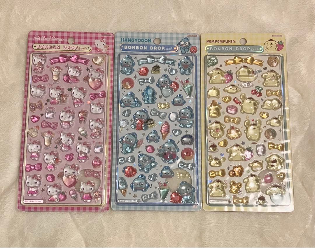 ボンボンドロップシール　【国内正規品】　サンリオ　7種コンプリート