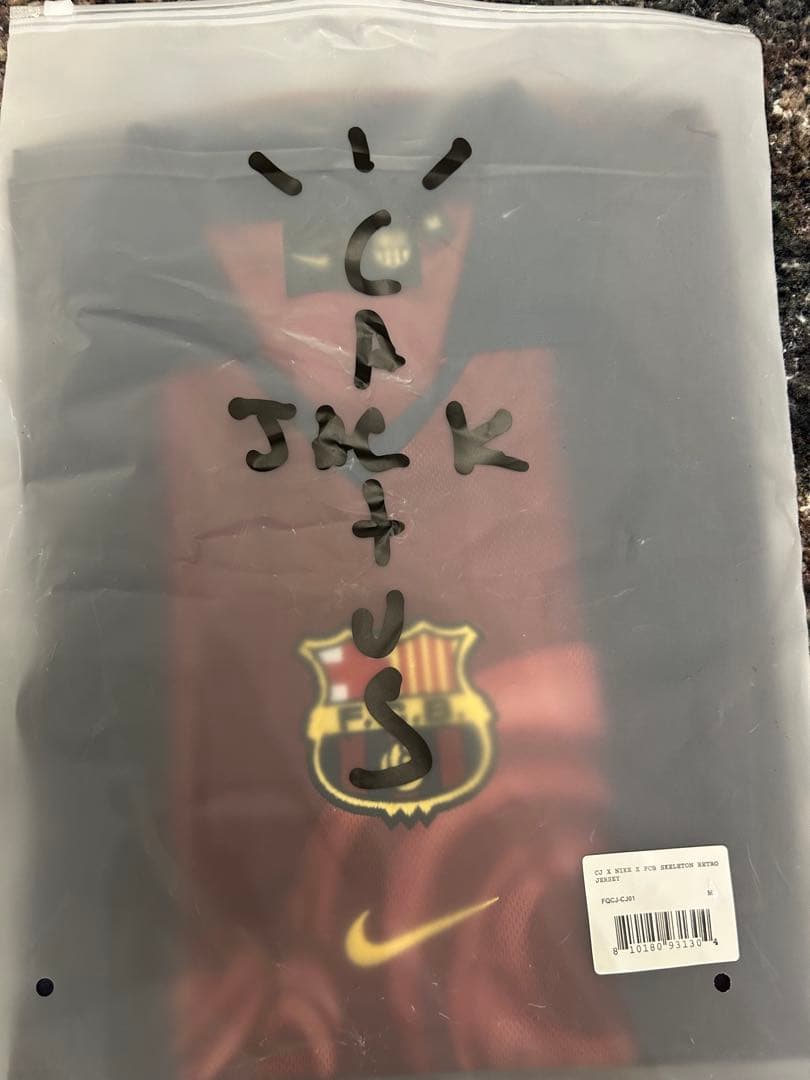ウェア Travis Scott x Barcelona Retro 2000/01