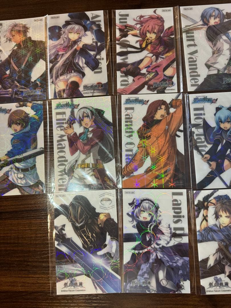 16種フルコンプ　軌跡シリーズ カットインホログラムカード　リィン アルティナ