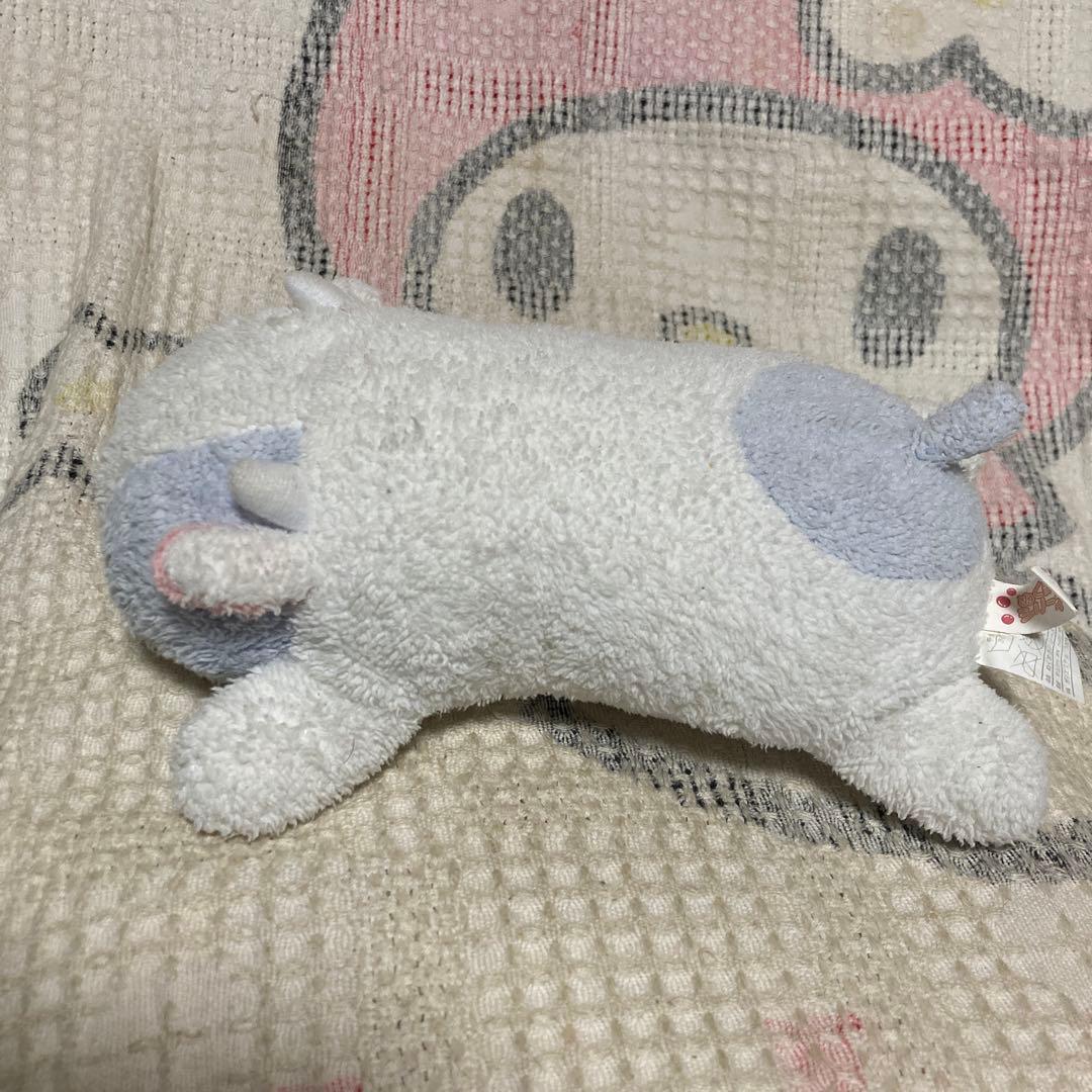 フリッカまつもと　ぬくまろシリーズ　ウシ　ぬいぐるみ　中古品