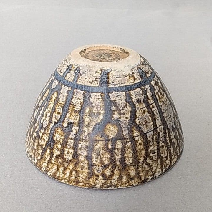 褐釉茶碗　茶褐釉茶碗　抹茶茶碗　唐津茶碗　古唐津茶碗　茶道具　安南　南京