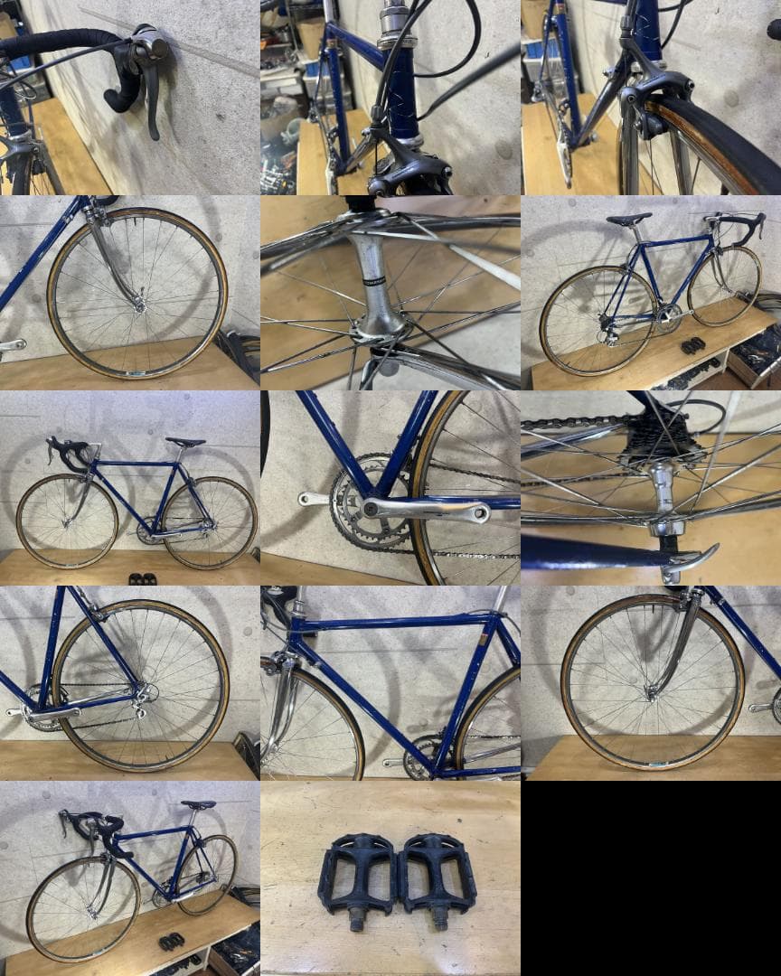 DEROSA　クロモリ　デローザ　600　コンポ　チューブラータイヤ