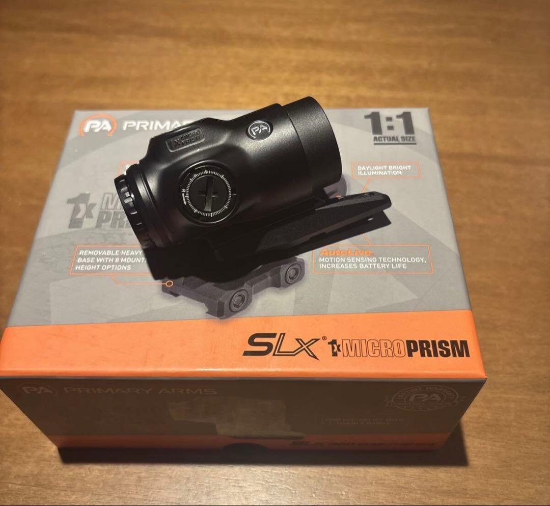 primary arms slx 1x microprism 実物　サイト