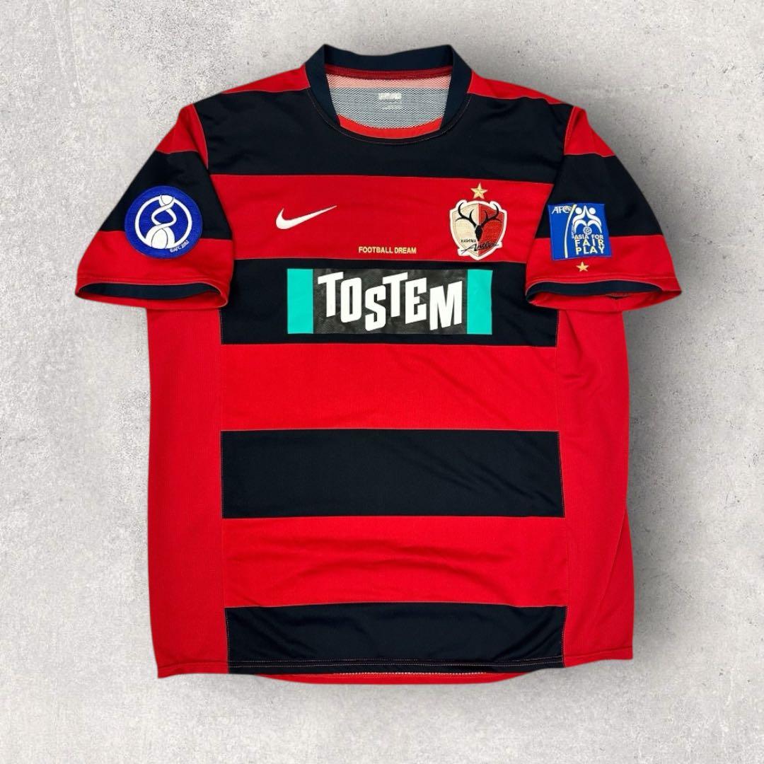 鹿島アントラーズ NIKEユニフォーム 2008-2009ACLワッペン付き