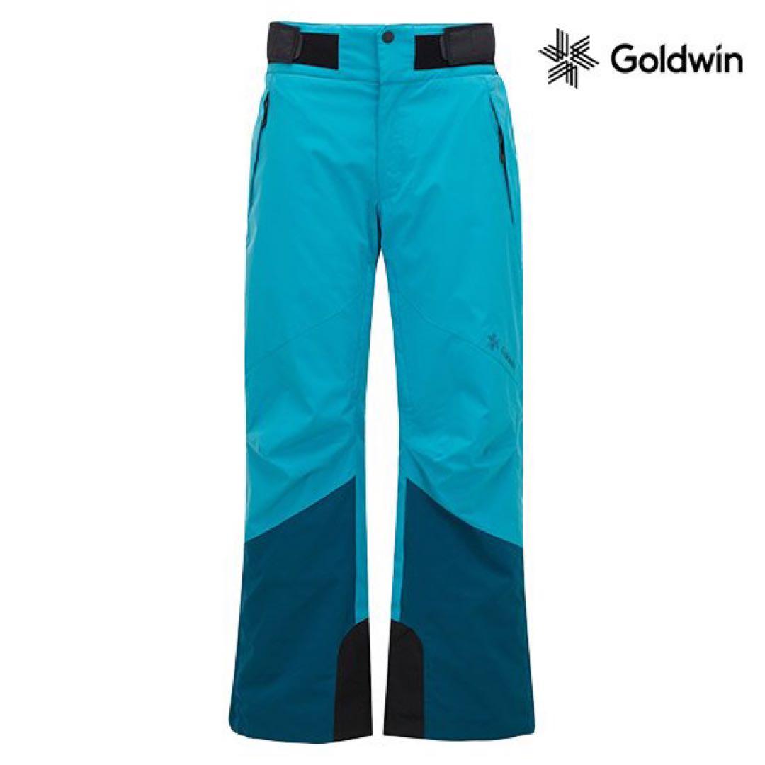 Goldwin スキーウェアパンツ 青色　大人用XS