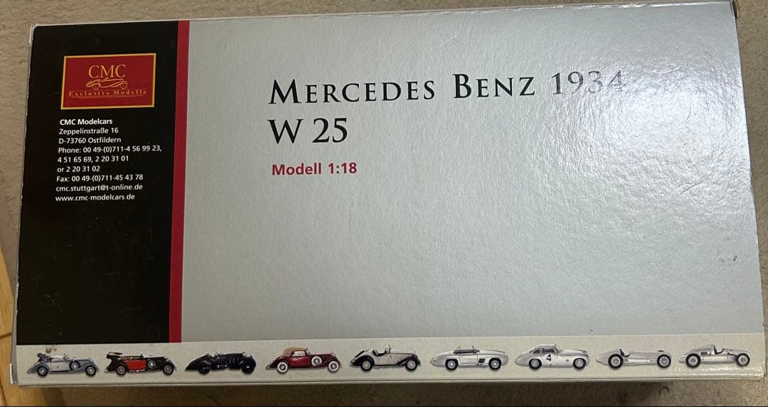 1/18 CMC メルセデス・ベンツ W25 1934年 未展示品