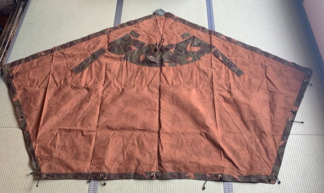 さ*く様 【人気軍幕】美品 1990年 ハンガリー ハリケーンカモ×2枚 1枚レ