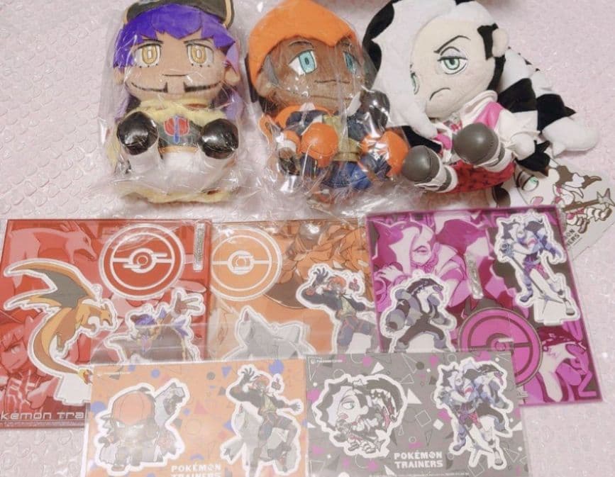 ポケモン トレーナー ダンデ キバナ ネズ ぬいぐるみ アクスタ まとめ