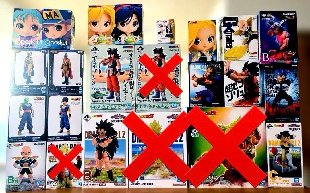 【新品・美品】1番くじドラゴンボールフィギュア22体まとめ売り＋ワンピ3体匿名