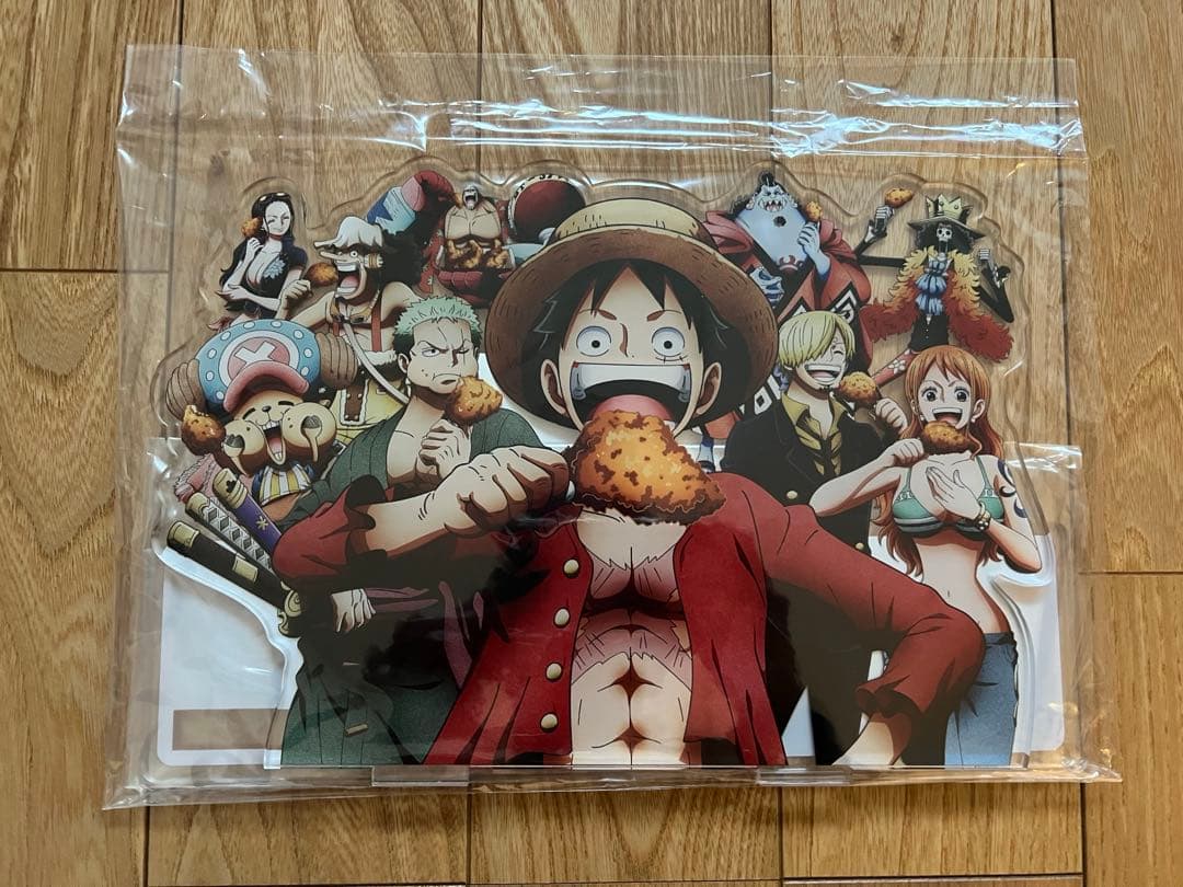 ワンピース　モスバーガーコラボ　ビッグアクリルスタンド