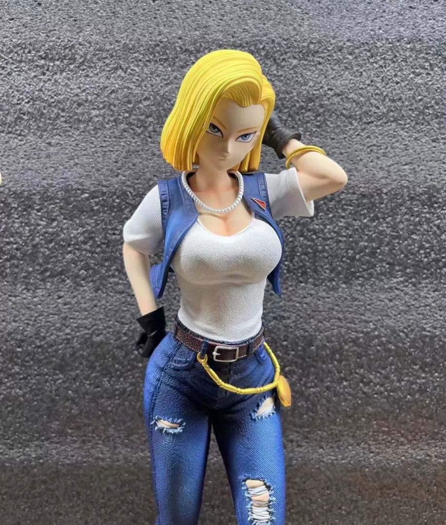 ドラゴンボール 1／4スケール 人造人間18号 フィギュア ガレージキット