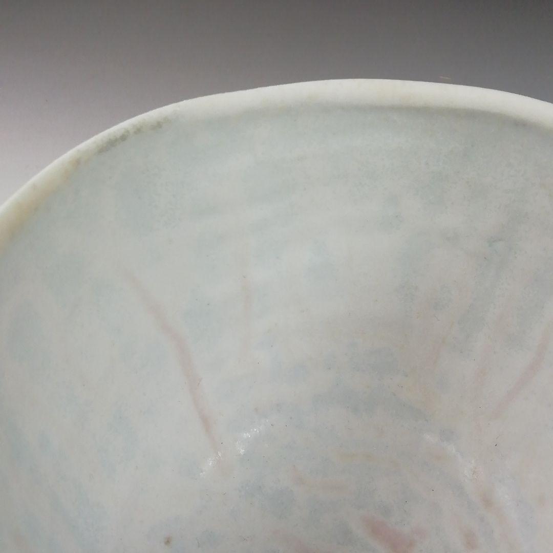 Ｗ１０６　茶碗　『白磁　茶碗』『加藤洋二 作』　共箱　抹茶碗　茶道具