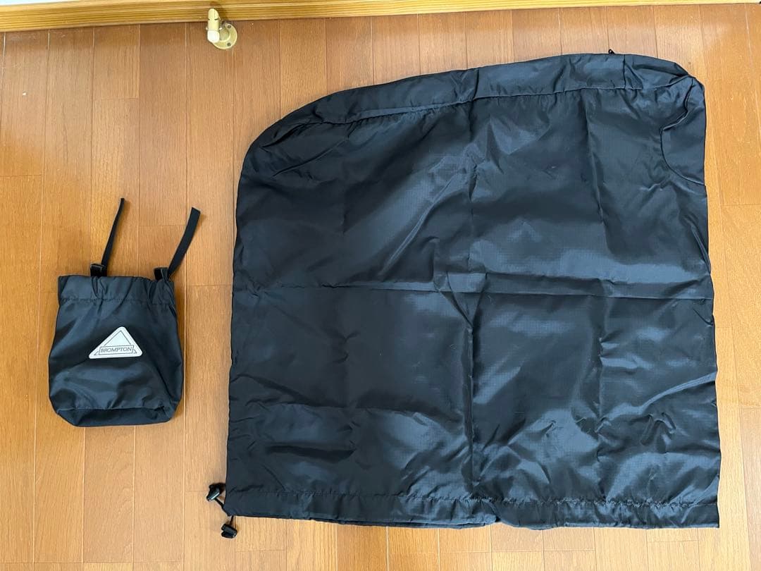 ブロンプトンM3L とカバー&サドルバッグ