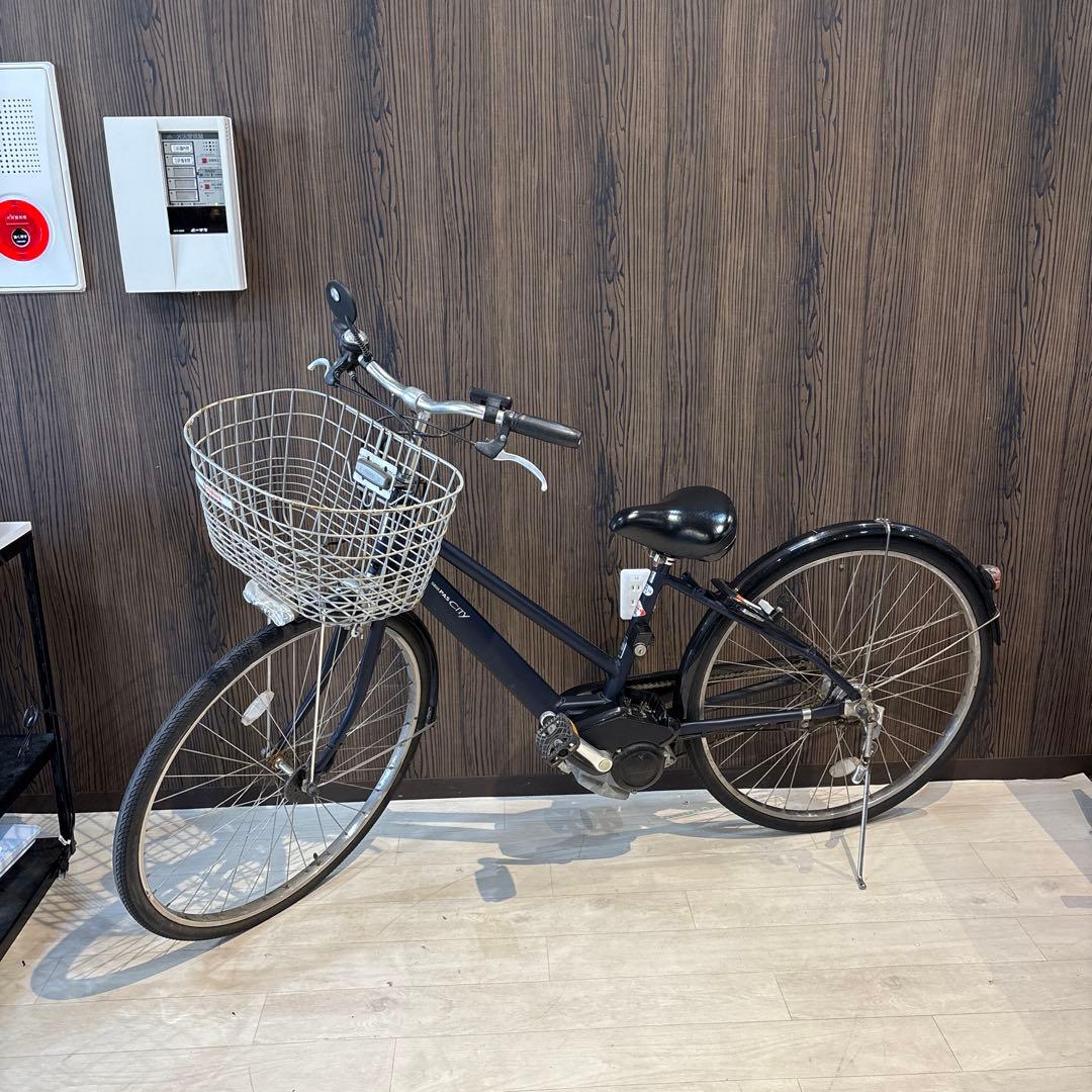 電動アシスト自転車 シティタイプ 前カゴ付き