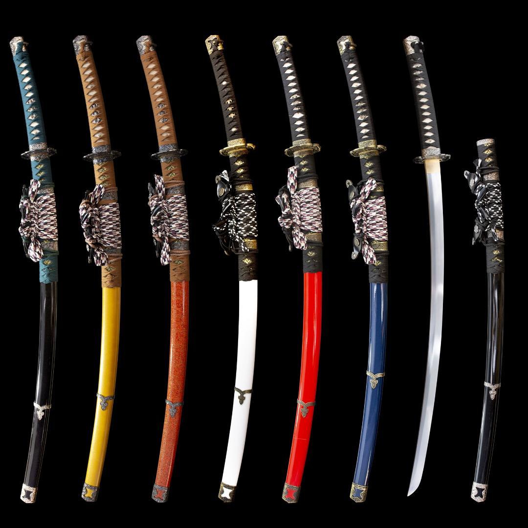 黒鷹野太刀 日本刀 模造刀 居合刀 武士道 武蔵 鑑賞用 手鍛造打 一本