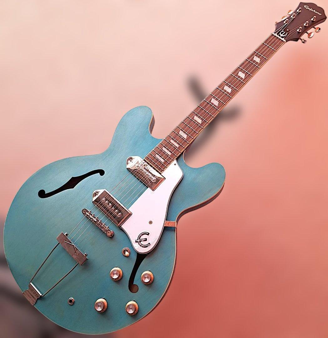 ■Epiphone casino Worn 新品同様 Blue Denim