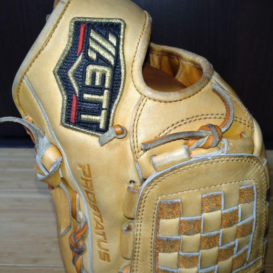 ZETT PROSTATUS 軟式グローブ オレンジ系 源田モデル