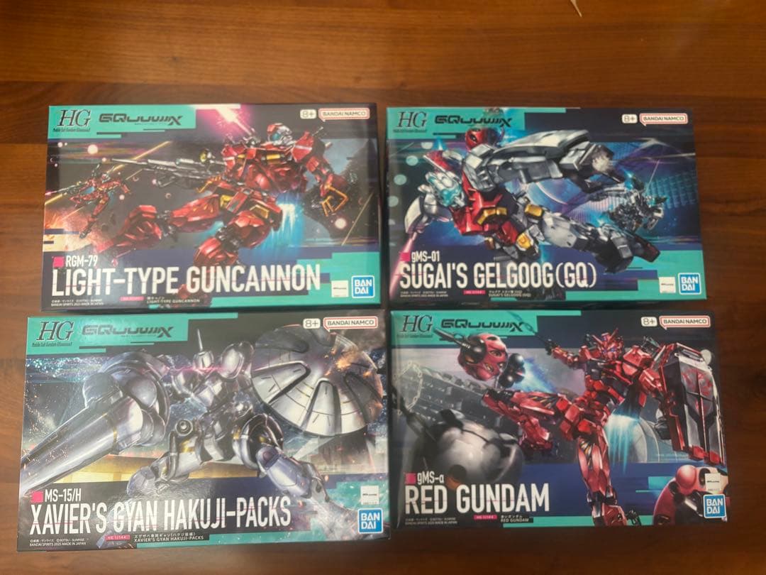 HG ガンプラキット 4点セット　ジークアクス