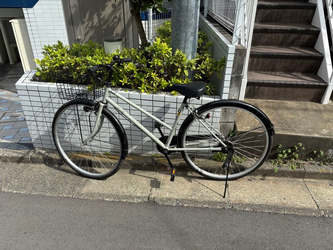 シティサイクル 前面バスケット付き
