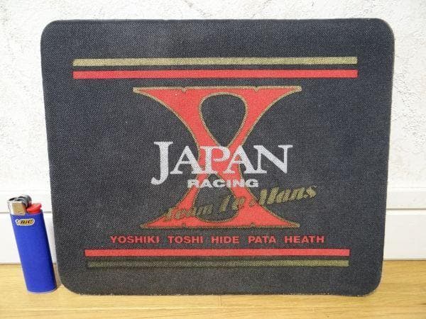 ビンテージ XJAPAN RACING Team マウスパッド 旧車 当時物