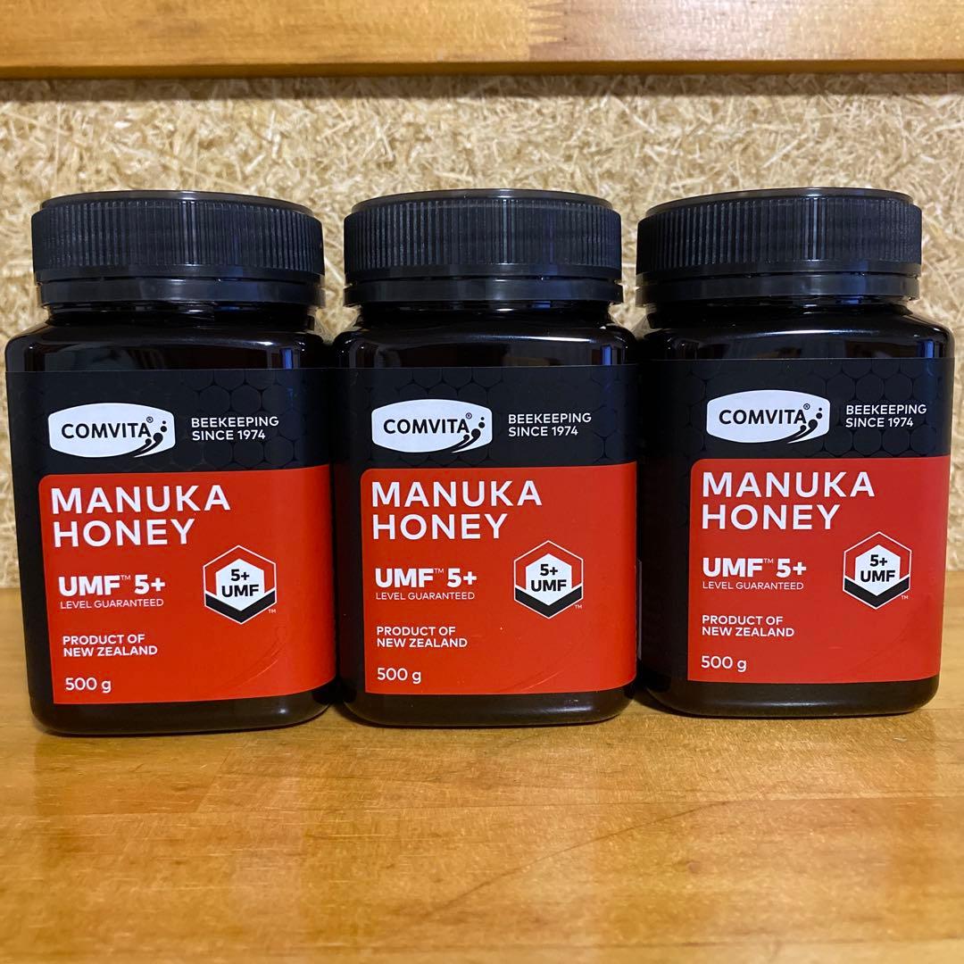 コンビタ社　マヌカハニーUMF5＋　500g×3本セット